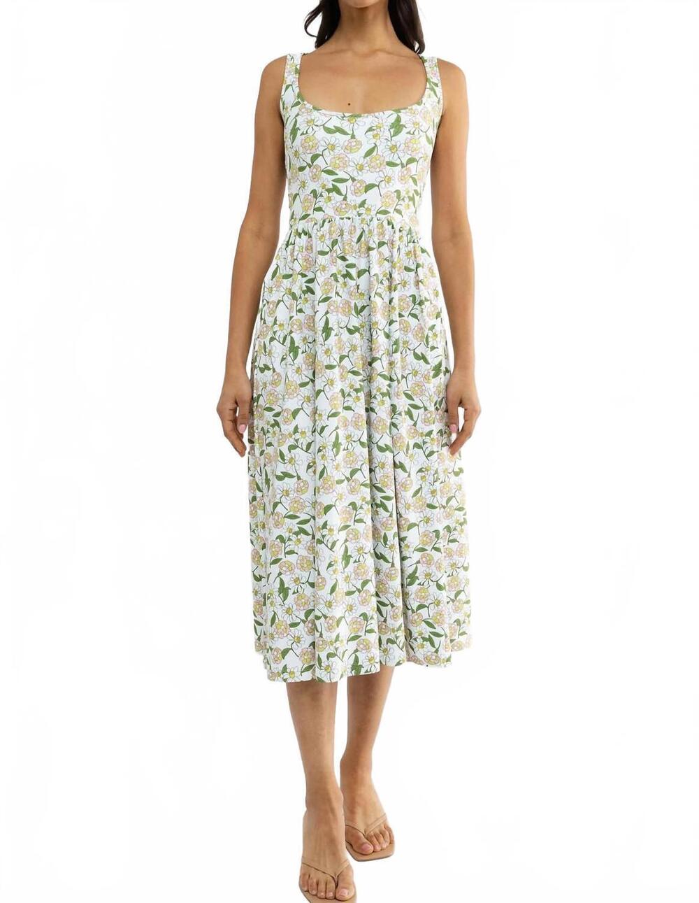 NEW SMITH & QUINN izzy reversible dress in oopsy daisies